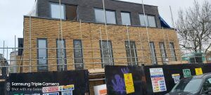 14 aluminium windows manufactured and fitted on a school in barnet