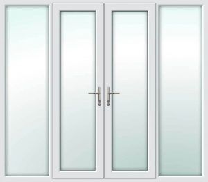 upvc white french doors