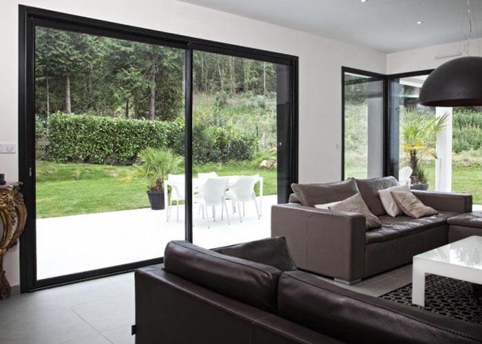 alu sliding doors installed by doorwins fitter