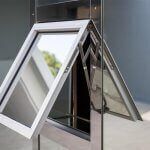 alu hung opening window at central-london premises