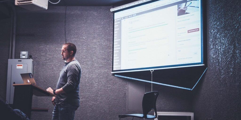 Doorwins teaching the advantages of upvc to a classroom