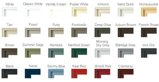 POPULAR COLOURS FOR CASEMENT WINDOWS
