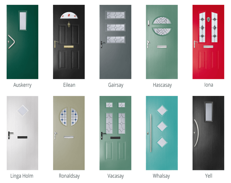 COMPOSITE FRONT AND BACK DOORS