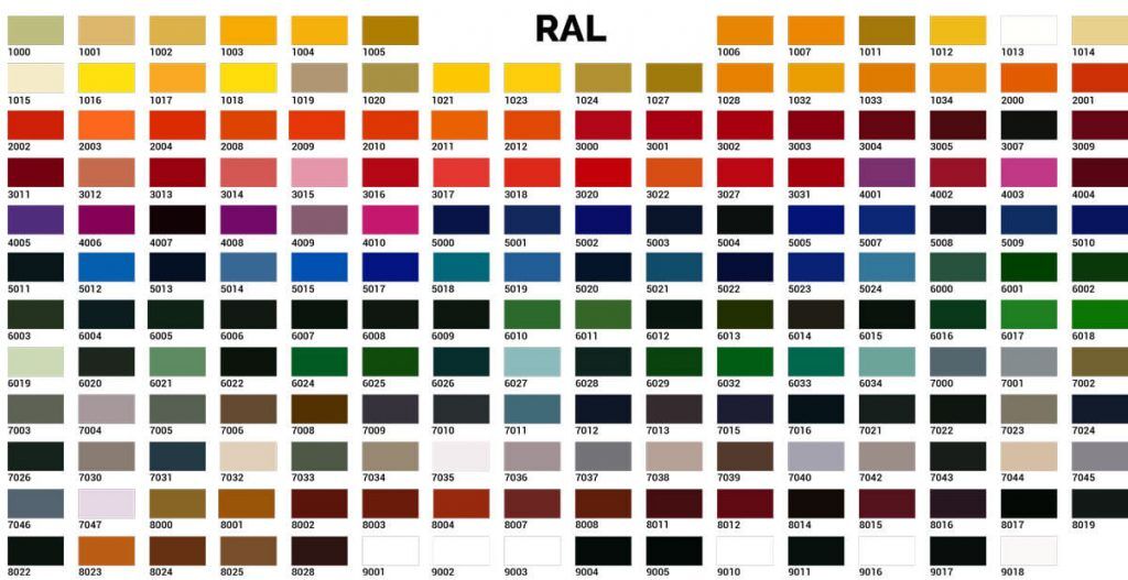 RAL-colours