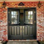 Double swing French front doors