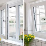 White 3 Pane TILT & TURN WINDOWS