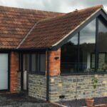Angled Aluminium Shaped Windows