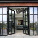 2 Panel Open Aluminium French Doors
