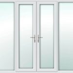 upvc french style doors in white pvcu