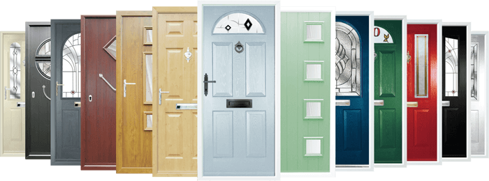 DIFFERENT COLOUR OPTIONS FOR COMPOSITE DOORS