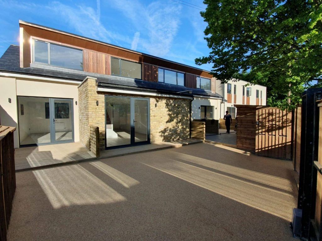 Aluminium sliding doors fitted on apartments near borehamwhood and bushey
