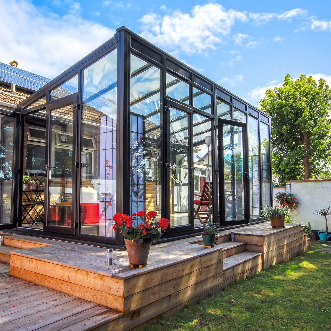Aluminium conservatory
