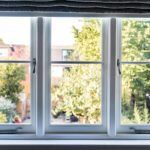 TRIPLE OPENING WHITE CASEMENT WINDOWS UNIT WITH PLAIN GLASS OPTION INSTALLED