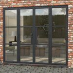 4 Panel Aluminium French Doors