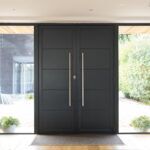 2 PANEL ALUMINIUM FRONT DOORS